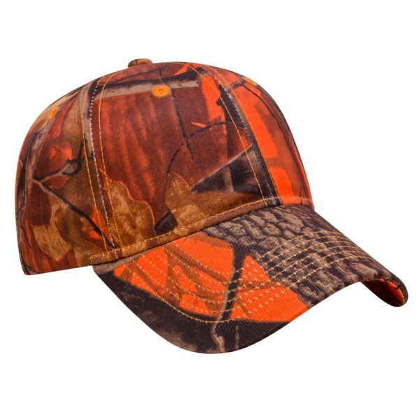Orange Ridge Camo Constructed Cap
