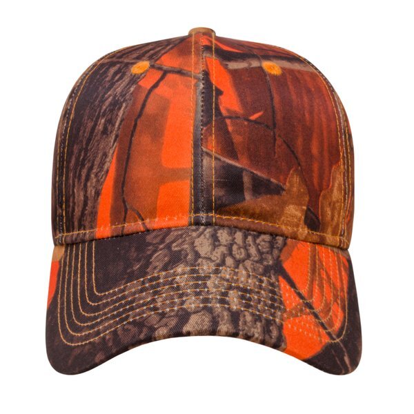 Orange Ridge Camo Constructed Cap
