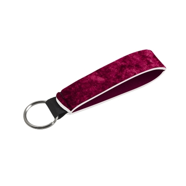 Velvet Neoprene Wrist Strap Key Holder