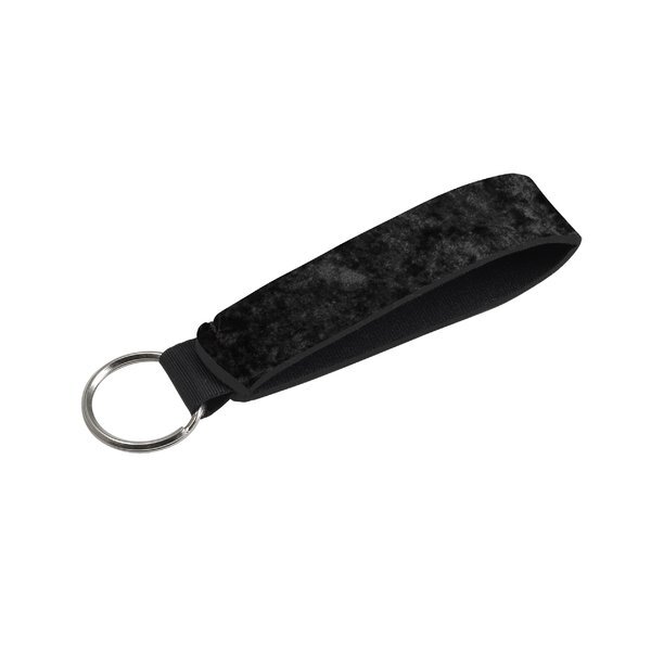 Velvet Neoprene Wrist Strap Key Holder