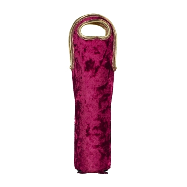 Velvet Single Bottle Neoprene Wine Tote Sleeve
