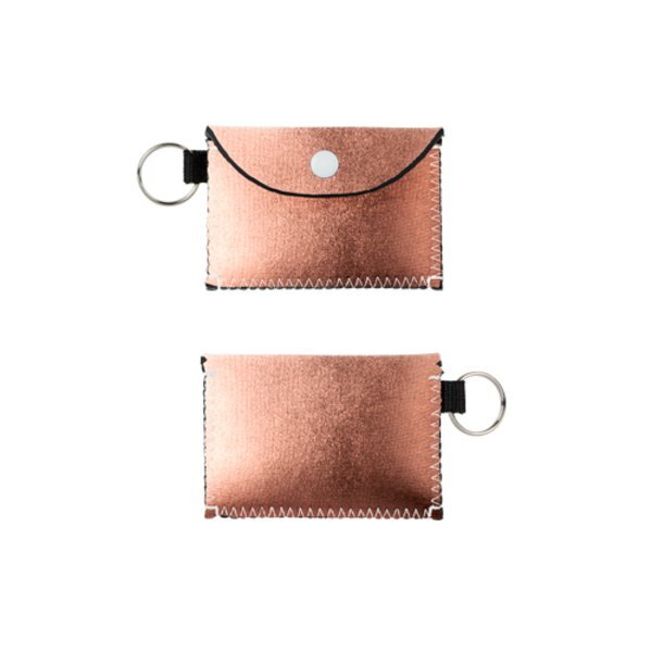 Bend & Snap Metallic Neoprene Key Wallet