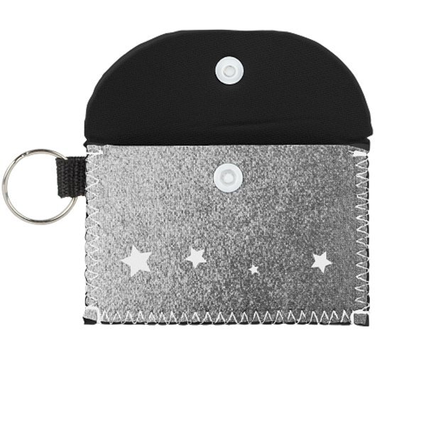 Bend & Snap Metallic Neoprene Key Wallet