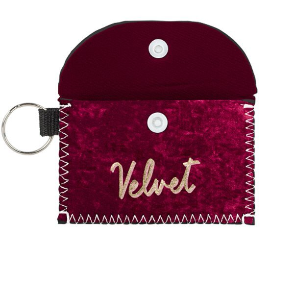 Bend & Snap Velvet Neoprene Key Wallet