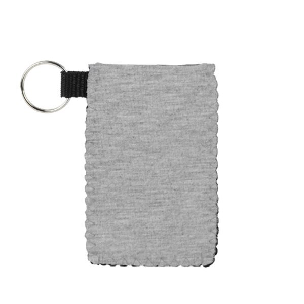 Heathered Jersey Knit Neoprene Card Guardian Holder