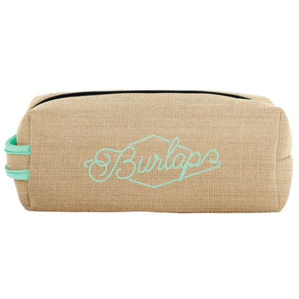 Doppelganger Burlap Neoprene Dopp Bag