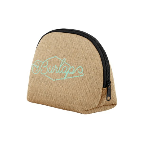Cosmo Cutie Burlap Neoprene Cosmetic Bag