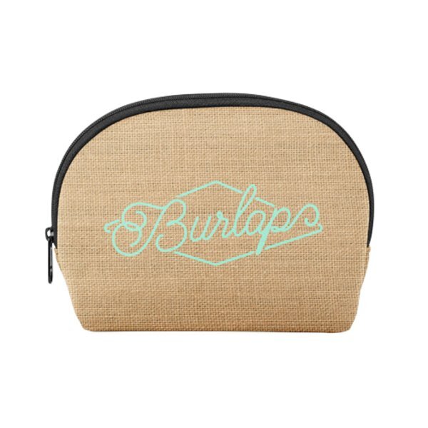 Cosmo Cutie Burlap Neoprene Cosmetic Bag