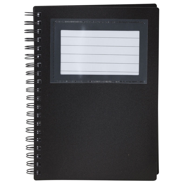 Business Card Holder Notebook, 5-3/8" x 7"