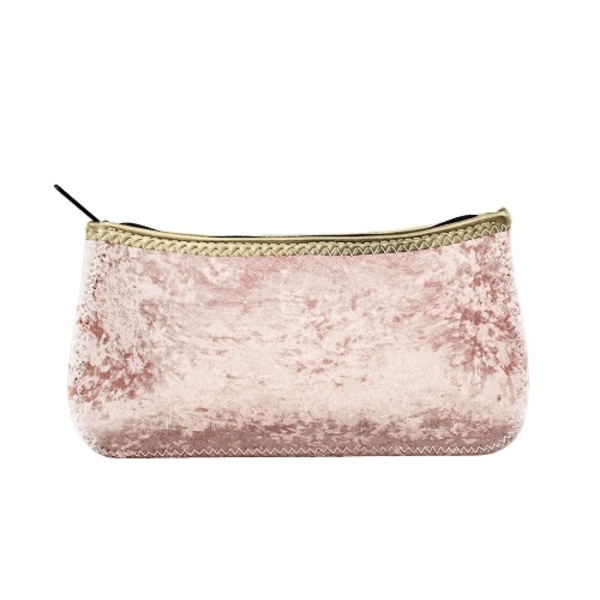 Canoe Large Velvet Neoprene Zippered Pouch