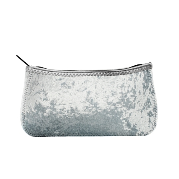 Canoe Large Velvet Neoprene Zippered Pouch
