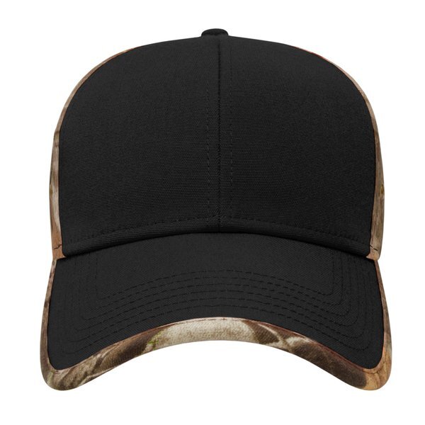 Solid Front Next G2™ Camo Constructed Cap with Camo Back and Piping