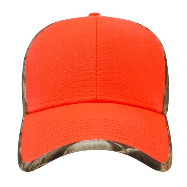 Solid Front Next G2™ Camo Constructed Cap with Camo Back and Piping