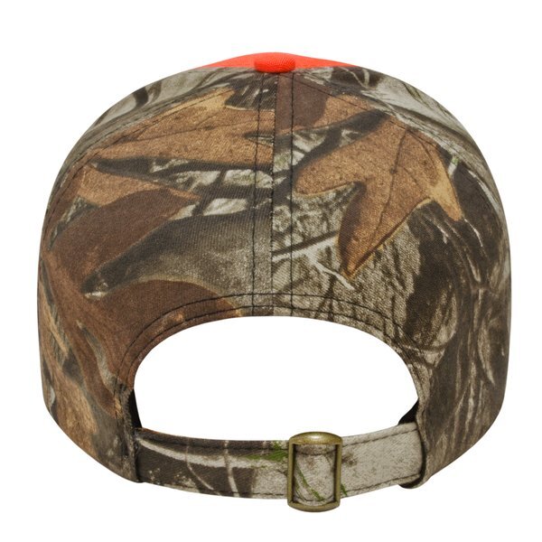 Solid Front Next G2™ Camo Constructed Cap with Camo Back and Piping