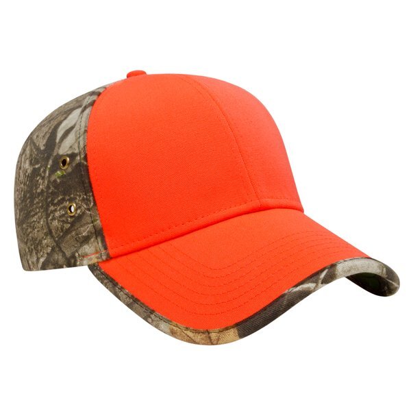 Solid Front Next G2™ Camo Constructed Cap with Camo Back and Piping
