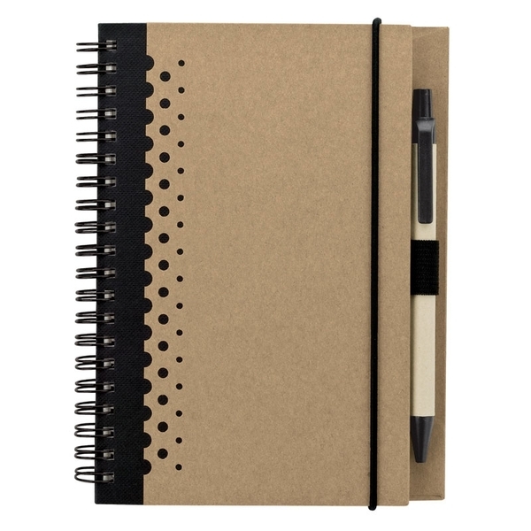 Dotted Junior Notebook & Pen, 5-1/2" x 7-1/4"