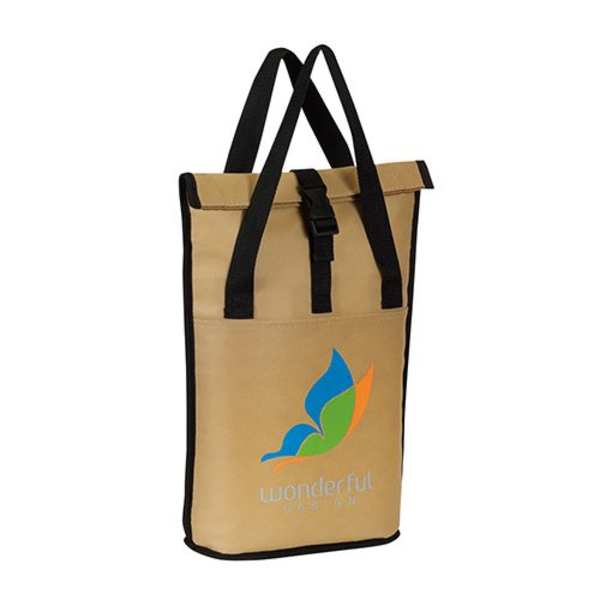 Roll Over Insulated Wine Cooler Tote