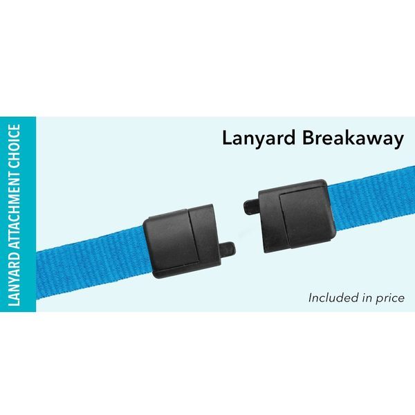 Lanyard Retractable Badgeholder, 5/8"