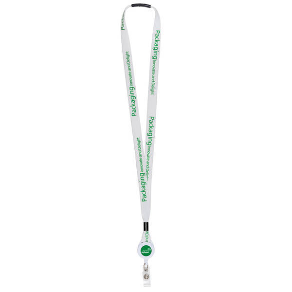 Lanyard Retractable Badgeholder, 5/8"