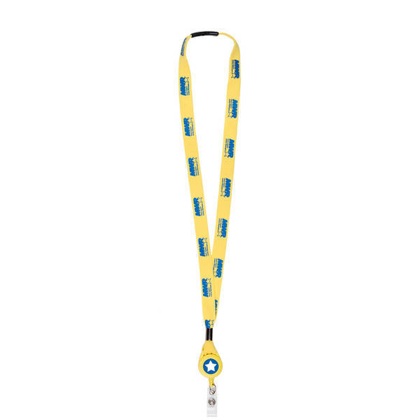 Lanyard Retractable Badgeholder, 5/8"
