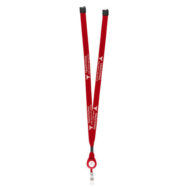 Lanyard Retractable Badgeholder, 5/8"