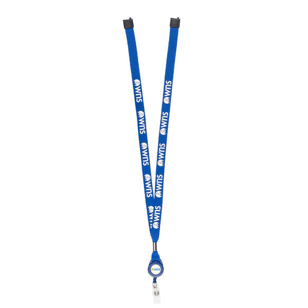 Lanyard Retractable Badgeholder, 5/8"