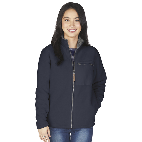 Charles River® Jamestown Ladies' Full Zip Fleece Jacket