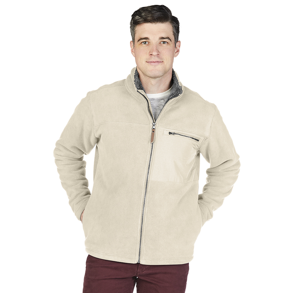 Charles River® Jamestown Men's Full Zip Fleece Jacket