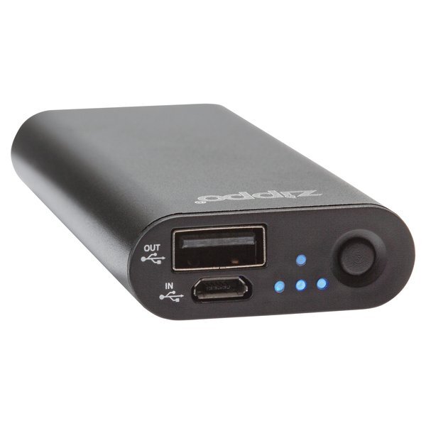 Zippo® Heatbank 3-Hour Rechargeable Hand Warmer & Power Bank, 2600mAh