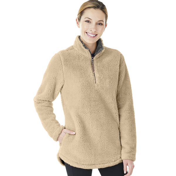 Charles River® Newport Ladies' Super Soft Quarter Zip Fleece Pullover