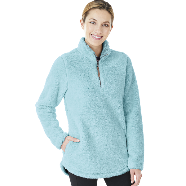 Charles River® Newport Ladies' Super Soft Quarter Zip Fleece Pullover