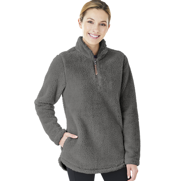 Charles River® Newport Ladies' Super Soft Quarter Zip Fleece Pullover