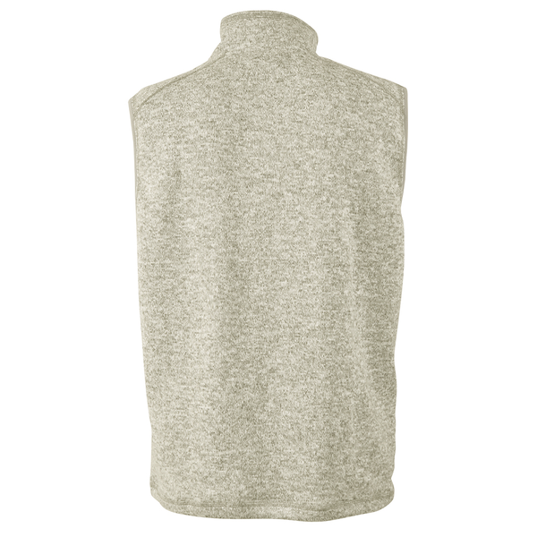 Charles River® Pacific Men's Heathered Fleece Vest