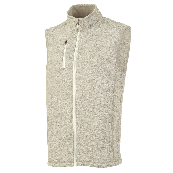 Charles River® Pacific Men's Heathered Fleece Vest