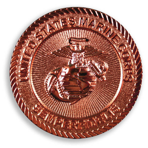 Die Struck Brass Challenge Coins, 1-1/2"