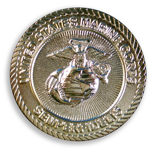 Die Struck Brass Challenge Coins, 1-1/2"