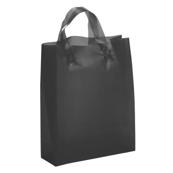 Frosted Shopper Plastic Bag, 8" x 10"