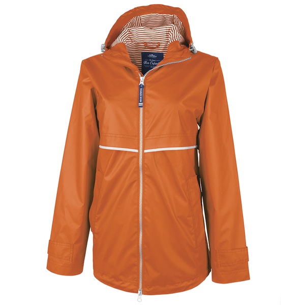 Charles River® New Englander Ladies' Print Lined Rain Jacket