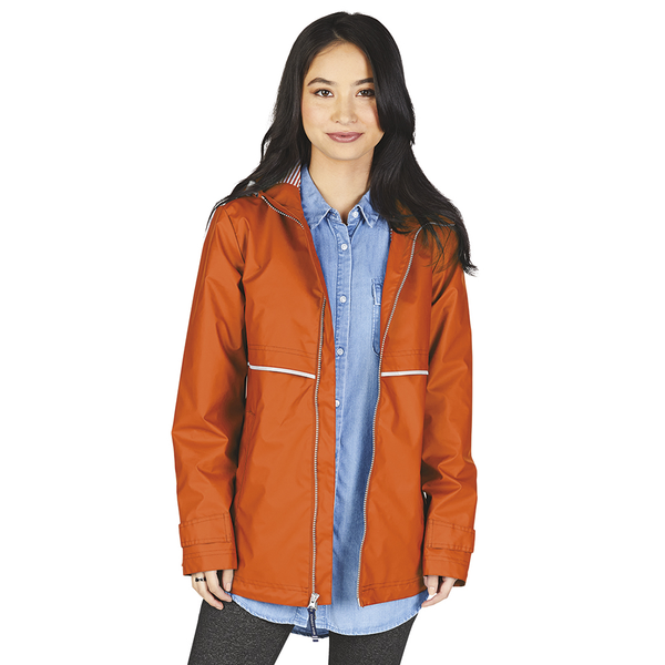 Charles River® New Englander Ladies' Print Lined Rain Jacket