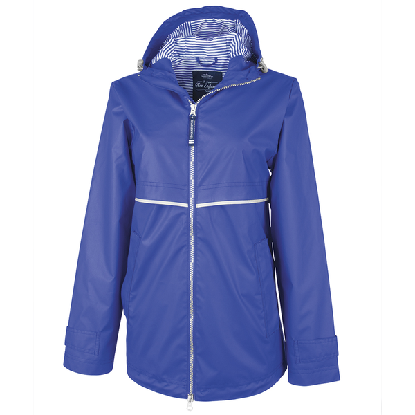 Charles River® New Englander Ladies' Print Lined Rain Jacket