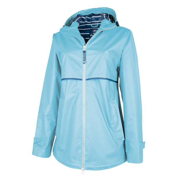 Charles River® New Englander Ladies' Print Lined Rain Jacket