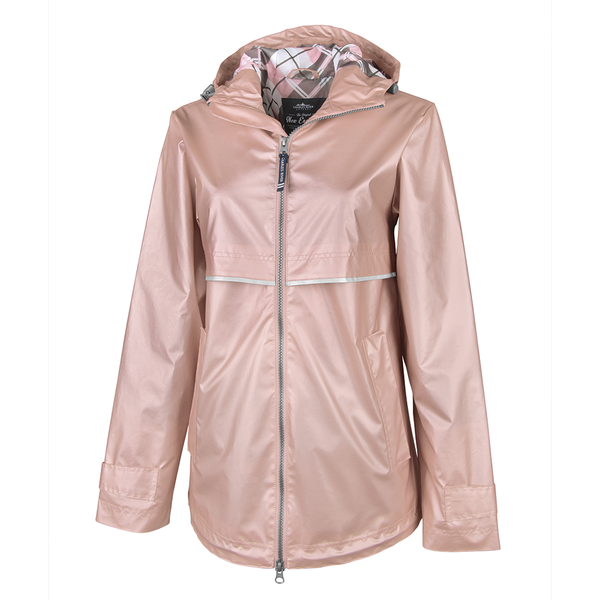 Charles River® New Englander Ladies' Print Lined Rain Jacket