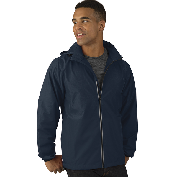 Charles River® Pack-N-Go Unisex Full Zip Reflective Jacket