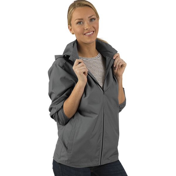 Charles River® Pack-N-Go Unisex Full Zip Reflective Jacket