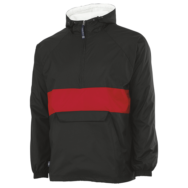 Charles River® Striped Rain & Wind Resistant Unisex Pullover