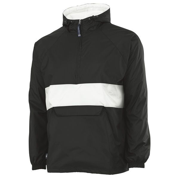 Charles River® Striped Rain & Wind Resistant Unisex Pullover