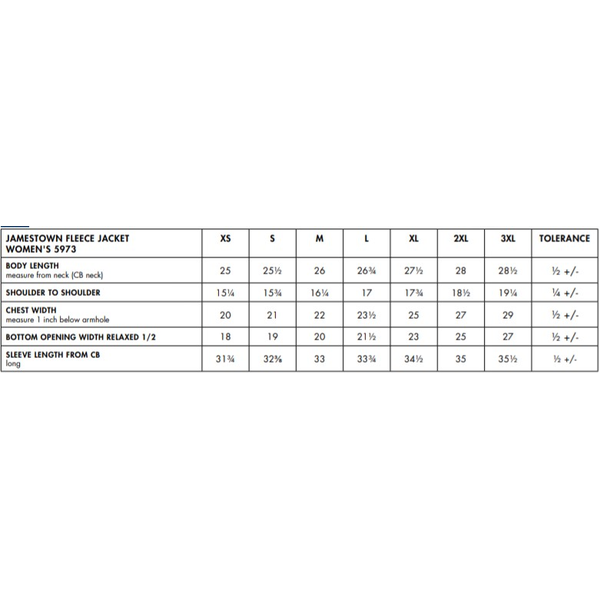 Charles River® Jamestown Ladies' Full Zip Fleece Jacket