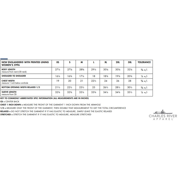 Charles River® New Englander Ladies' Print Lined Rain Jacket