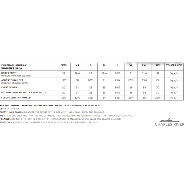 Charles River® Chatham Ladies' Solid Anorak