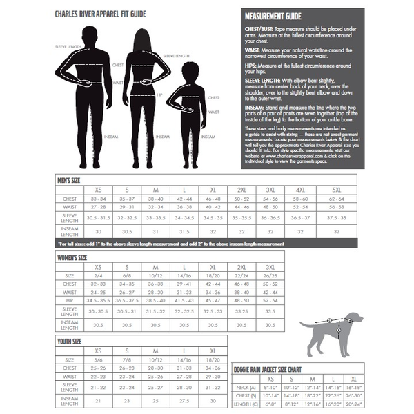 Charles River® Portsmouth Unisex Jersey Lined Rain Jacket